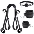 Lonely - Menottes BDSM - Set complet - Simili cuir noir