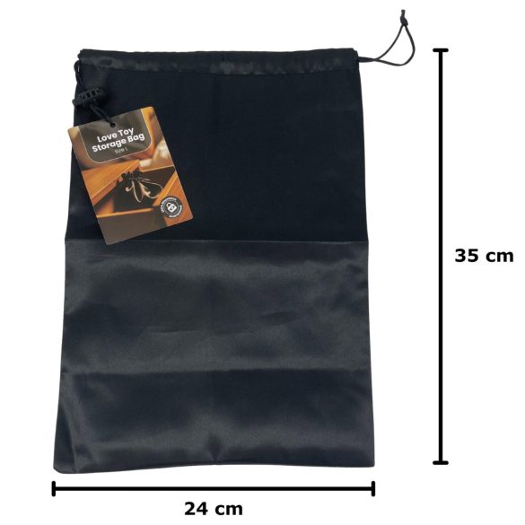 Discret - Sac de rangement pour sextoys - Noir