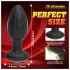 Desirel - Plug anal vibrant avec LED multicolore - contrôlé par application, 10 modes de vibration (noir)