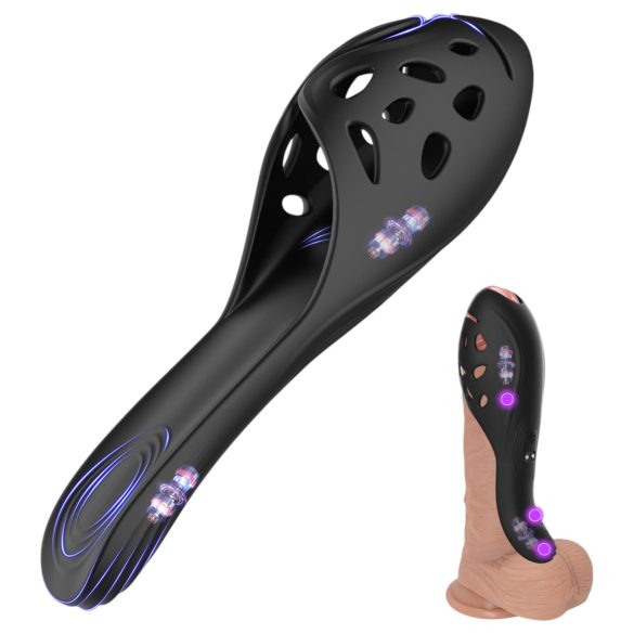Biu-Biu - vibromasseur pénis - silicone noir