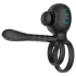 Biu-Biu - anneau pénien et vibromasseur couple - silicone noir