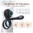 Biu-Biu - anneau pénien et vibromasseur couple - silicone noir