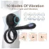 Biu-Biu - anneau pénien et vibromasseur couple - silicone noir