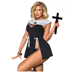 Nonne - déguisement sexy - noir