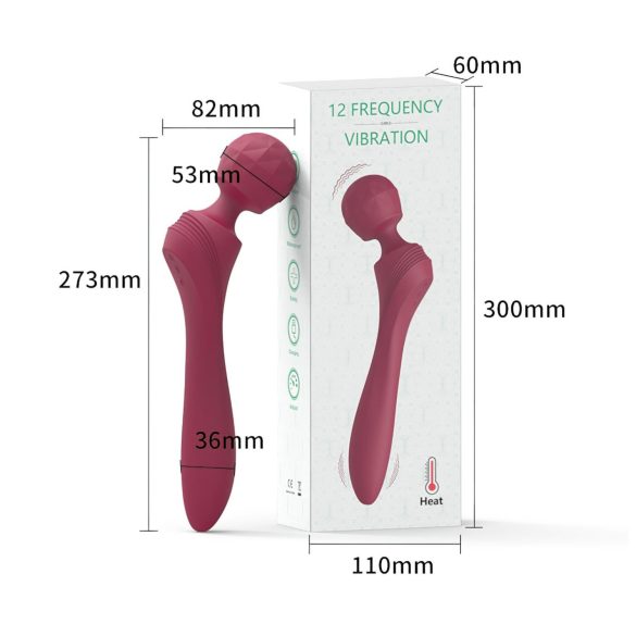 Lonely - vibromasseur courbé - stimulateur point G - silicone rouge