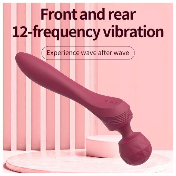 Lonely - vibromasseur courbé - stimulateur point G - silicone rouge