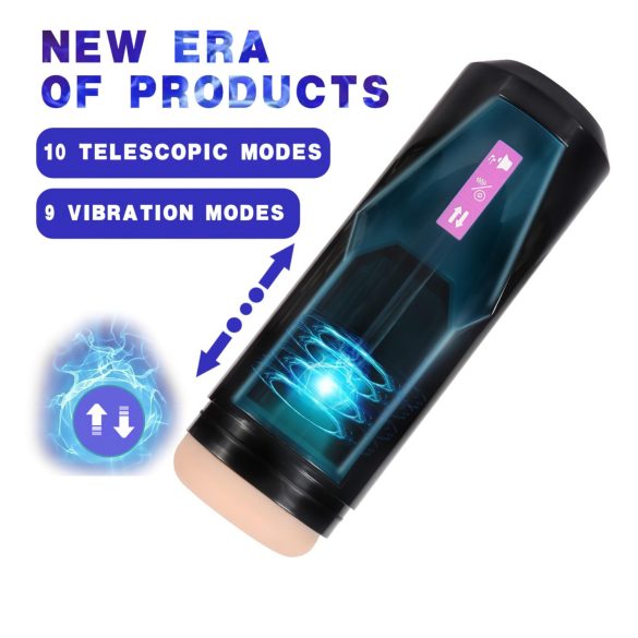 Lonely - masturbateur automatique vibrant - noir