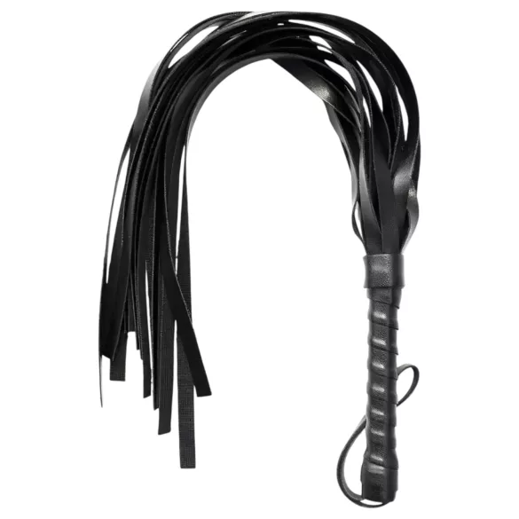 Sunfo - fouet en simili cuir - noir