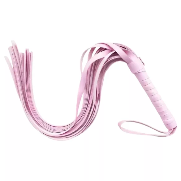 Sunfo - fouet en simili cuir - rose
