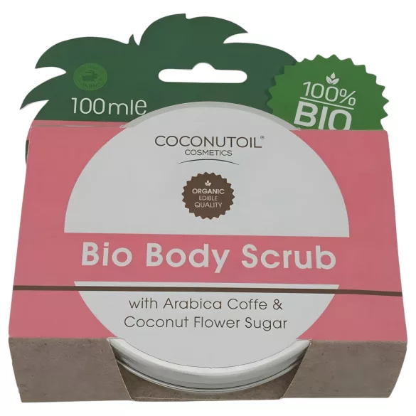 Coconutoil - Gommage corporel bio café sucre de fleur de coco 100ml