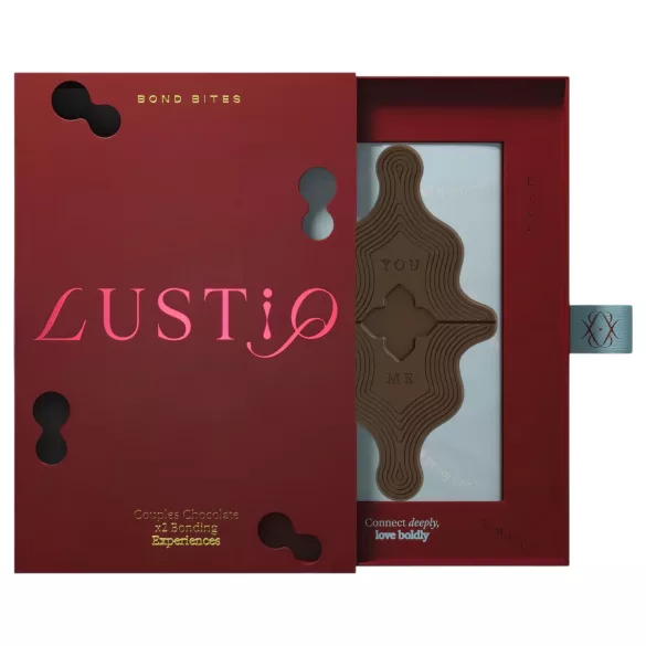 Lustiq Bond Bites - chocolat aphrodisiaque - 2 pièces