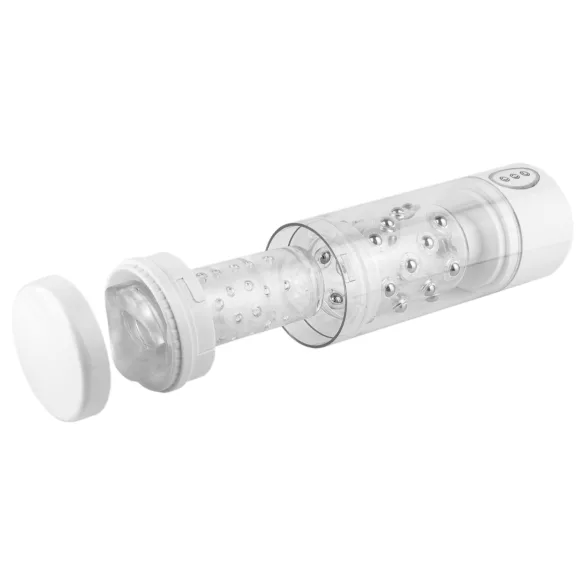 PDX Roto-Bator - masturbateur bouche vibrant - blanc