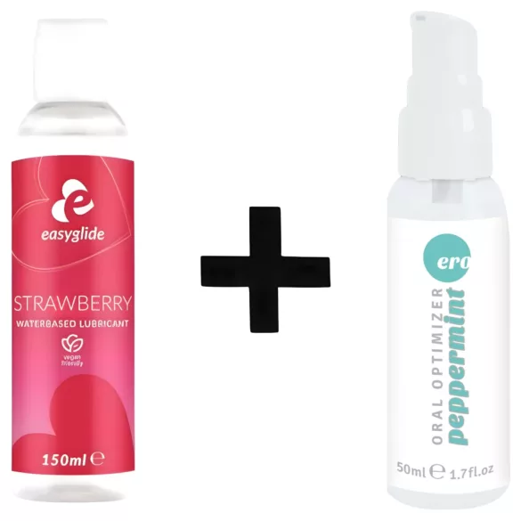 Sexe oral - coffret pour couples - gel et lubrifiant