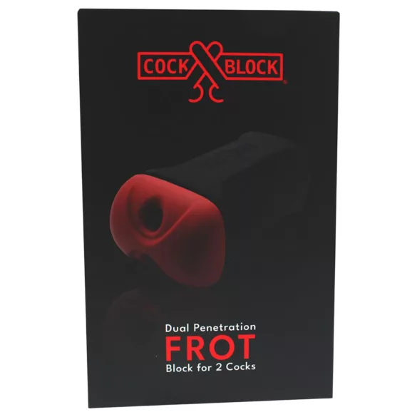 CockBlock - masturbateur double FROT (noir)