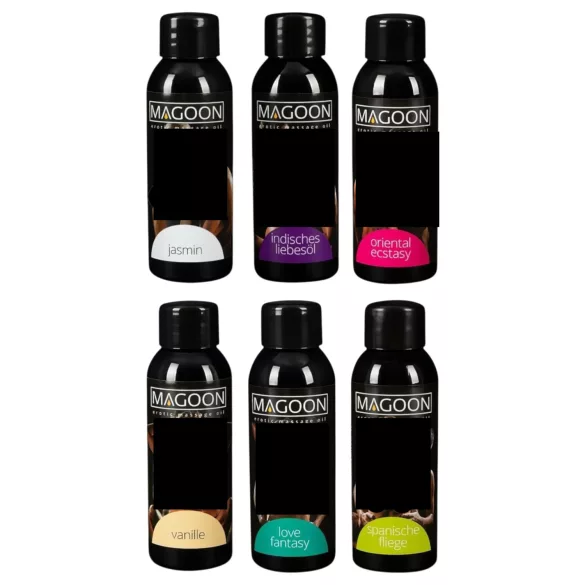 Magoon - coffret huiles de massage - 6 x 50 ml