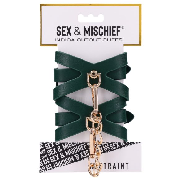 Sportsheets - menottes - métal vert