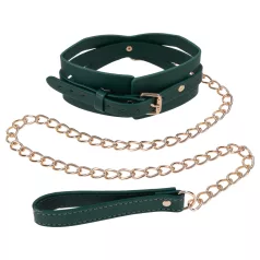 Sportsheets - collier avec laisse - vert