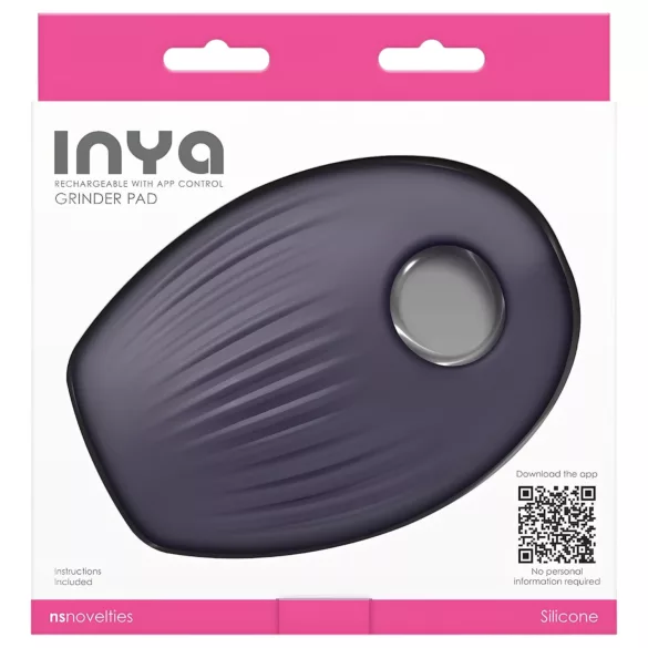 Inya - coussin vibrant intelligent - silicone violet