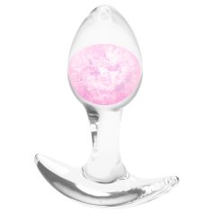 NS Novelties - plug anal transparent - petit - rose