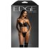 Edge By Fantasy - ensemble lingerie homme effet cuir - noir