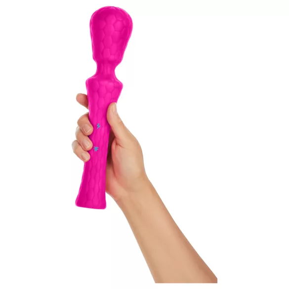 FemmeFunn Ultra Wand XL - vibromasseur massant premium - silicone rose