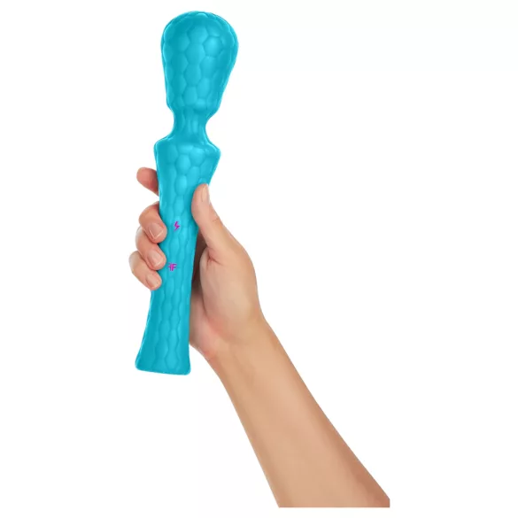 FemmeFunn - vibromasseur wand XL - puissant - silicone turquoise