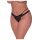 Magic Silk - string en dentelle à double bretelle (noir)