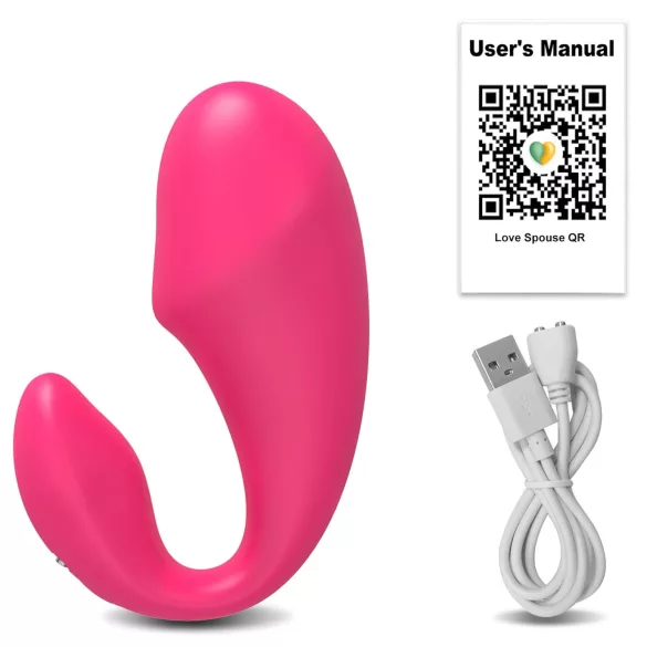 AlvUp - œuf vibrant - télécommande sans fil - silicone rose