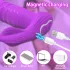 AlvUp - plug anal vibrant connecté - silicone violet