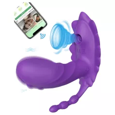   AlvUp - vibromasseur portable à porter, contrôlé par application (violet)