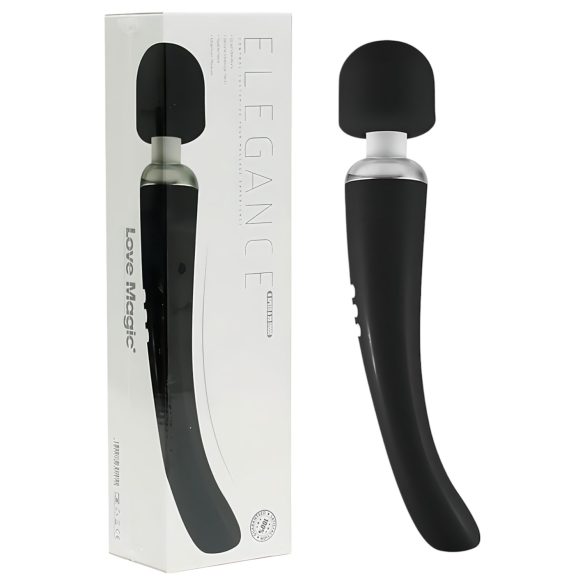 Love Magic - Wand masseur vibrant rechargeable - silicone noir