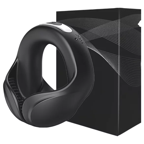 AlvUp - anneau pénien vibrant - silicone noir