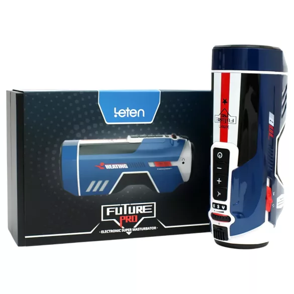 Leten SM Future Pro - masturbateur automatique chauffant lésion sonore - bleu