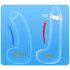 Anneau gland en silicone - retardateur éjaculation - transparent