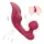 Sex HD Chomper - vibromasseur clitoridien et anal - silicone rouge