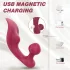 Sex HD Chomper - vibromasseur clitoridien et anal - silicone rouge