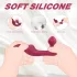 Sex HD Chomper - vibromasseur clitoridien et anal - silicone rouge