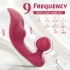 Sex HD Chomper - vibromasseur clitoridien et anal - silicone rouge