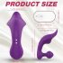 Sex HD Chomper - vibromasseur clito et anal étanche - silicone violet