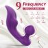 Sex HD Chomper - vibromasseur clito et anal étanche - silicone violet