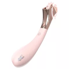   Sex HD - vibromasseur rechargeable étanche avec roulette stimulante - rose