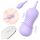 Sex HD - œuf vibrant va-et-vient - silicone violet