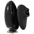 Sex HD Mirror - vibromasseur langue chauffant - silicone noir