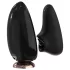 Sex HD Mirror - vibromasseur langue chauffant - silicone noir