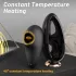 Sex HD Mirror - vibromasseur langue chauffant - silicone noir