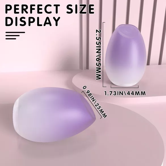 Sex HD - stimulateur tétons et clitoris 2en1 - silicone violet