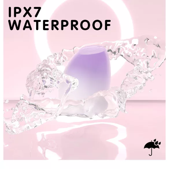 Sex HD - stimulateur tétons et clitoris 2en1 - silicone violet