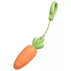   Sex HD Carrots - vibromasseur en forme de carotte - silicone orange