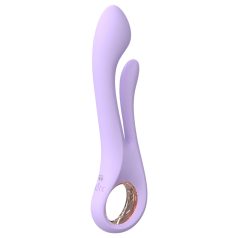   Sex HD Kaethe - vibromasseur rabbit avec stimulateur clitoris - silicone violet
