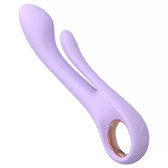 Sex HD Kaethe - vibromasseur rabbit avec stimulateur clitoris - silicone violet